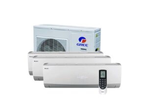 Õhksoojuspump Gree 3 siseosaga 9 kW