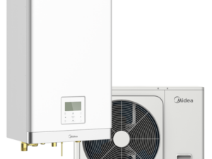 Õhk-vesi soojuspump Midea M-Thermal ARCTIC 10KW Tarbeveeboilerita mudel Aastaringne küte ∼ 160m2