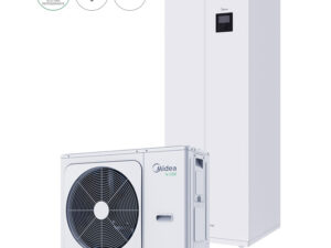 Õhk-vesi soojuspump Midea M-Thermal ARCTIC 10KW - 190l tarbeveeboileriga mudel Aastaringne küte ∼ 160m2